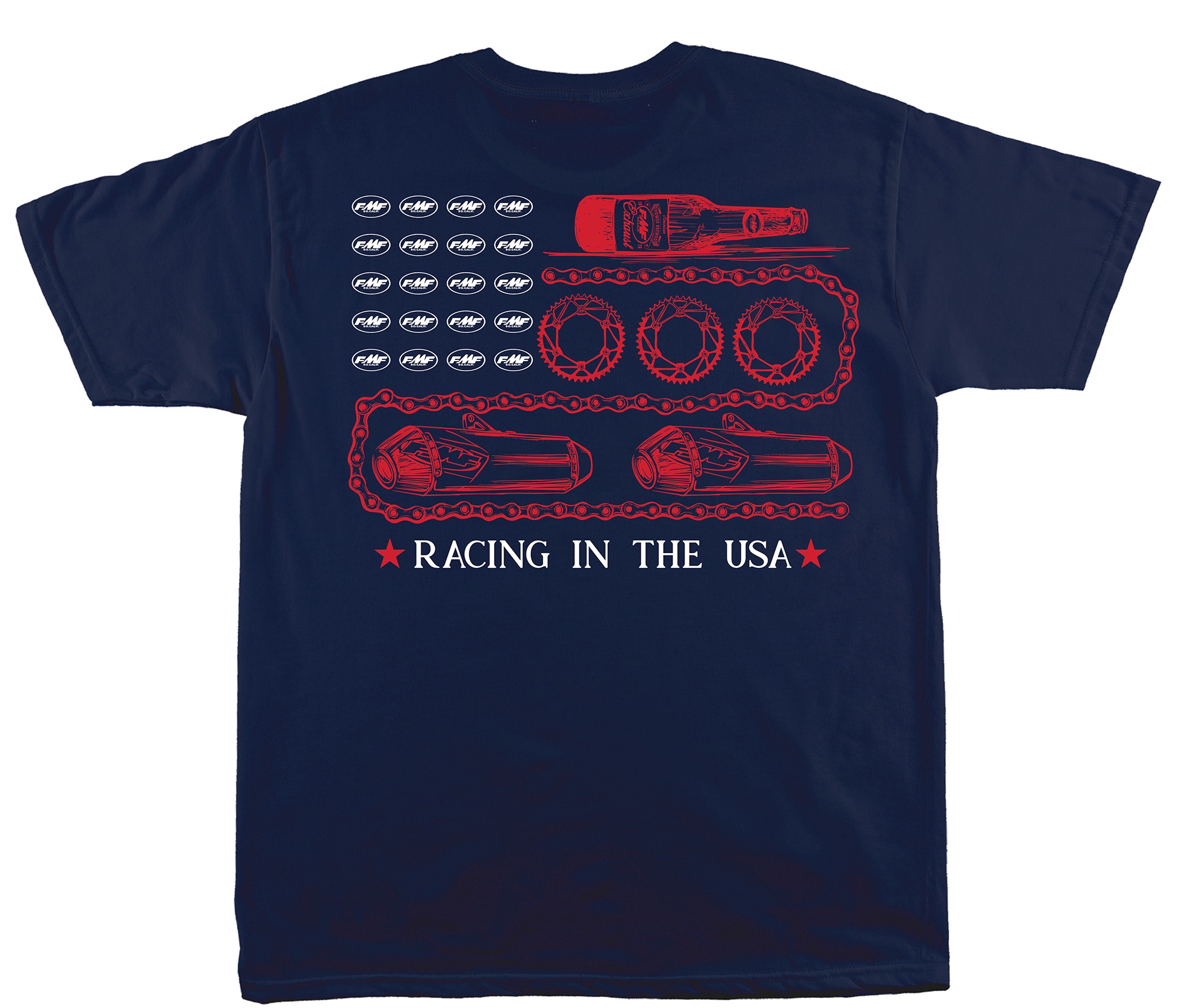 Streetwear Brand Usa - Classic RACING IN THE USA FMF