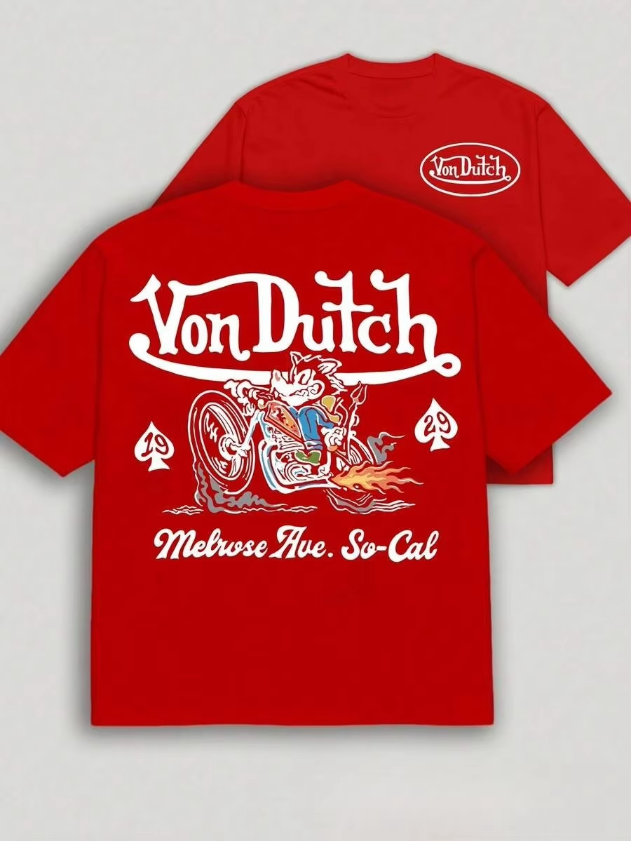 Streetwear Brand Cat - Cat Biker Motorcycle Modification Trendy Street