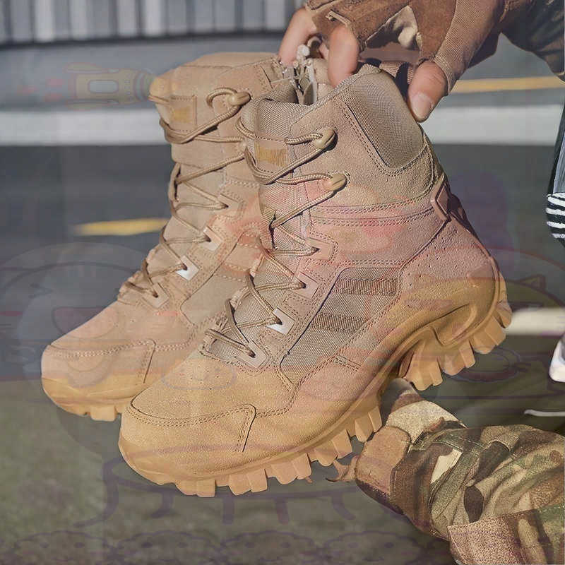 Streetwear Brand Global - Tan Long Barrel Deadlift Casual Sneakers