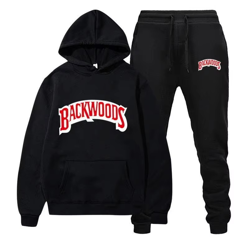 Streetwear Brand Tracksuit - Men Women Winter Fleece Hoodie Set,