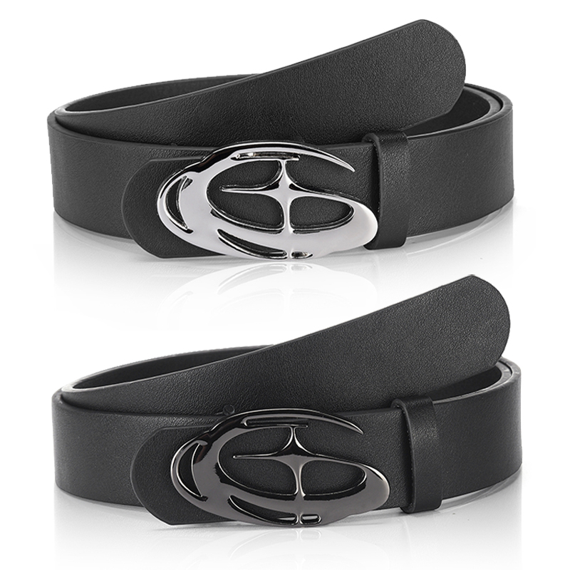 Off White Belt - Men's Unique Design Smooth Buckle Belt