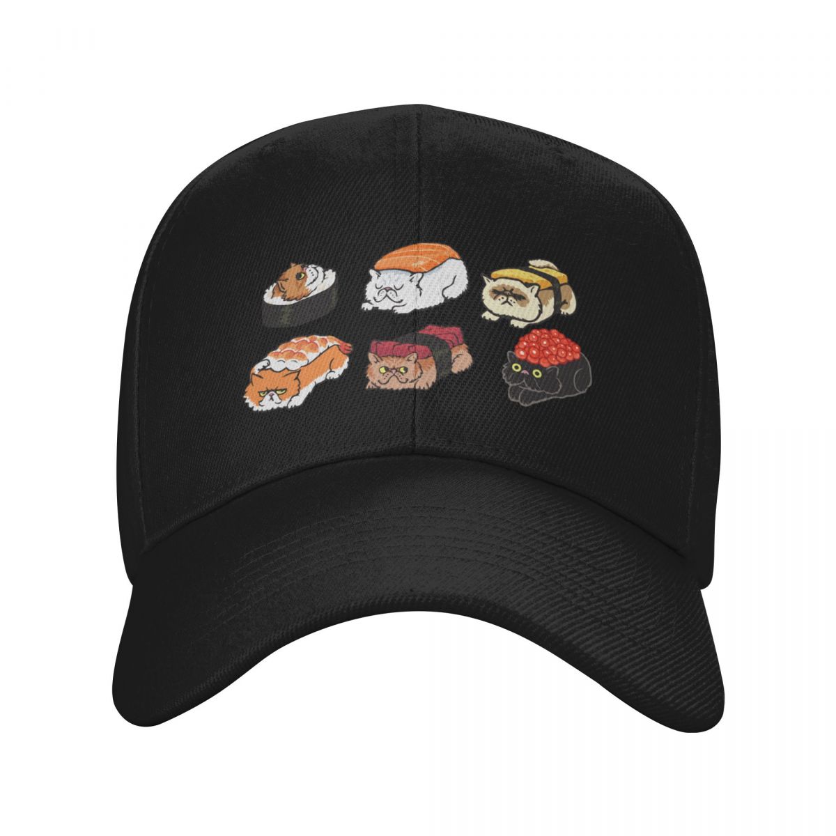 Sushi Persian Cat Baseball Cap - Cap Streetwear Brand 评论和价格