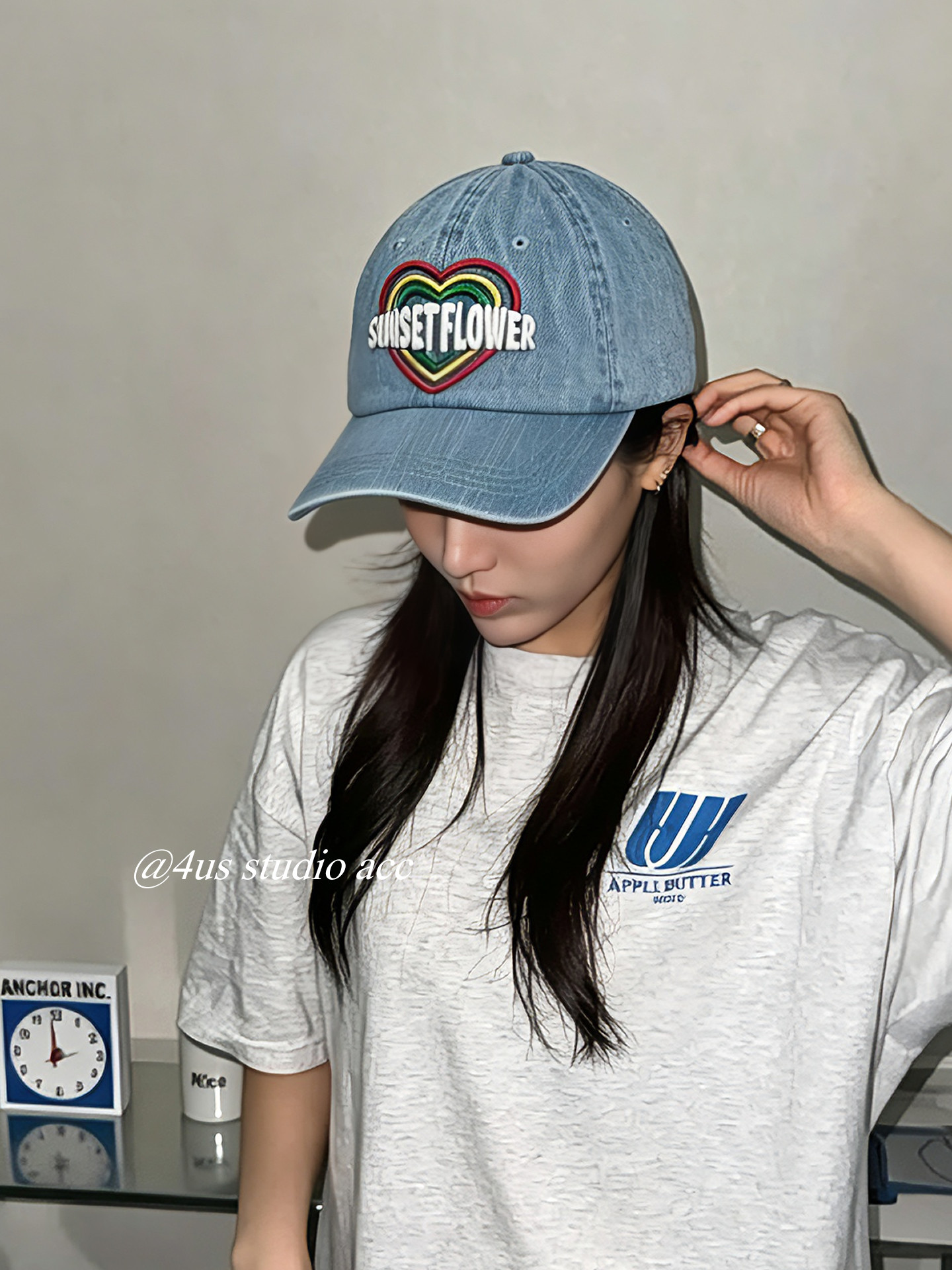Embroidered vintage washed den - Cap Streetwear Brand 评论和价格