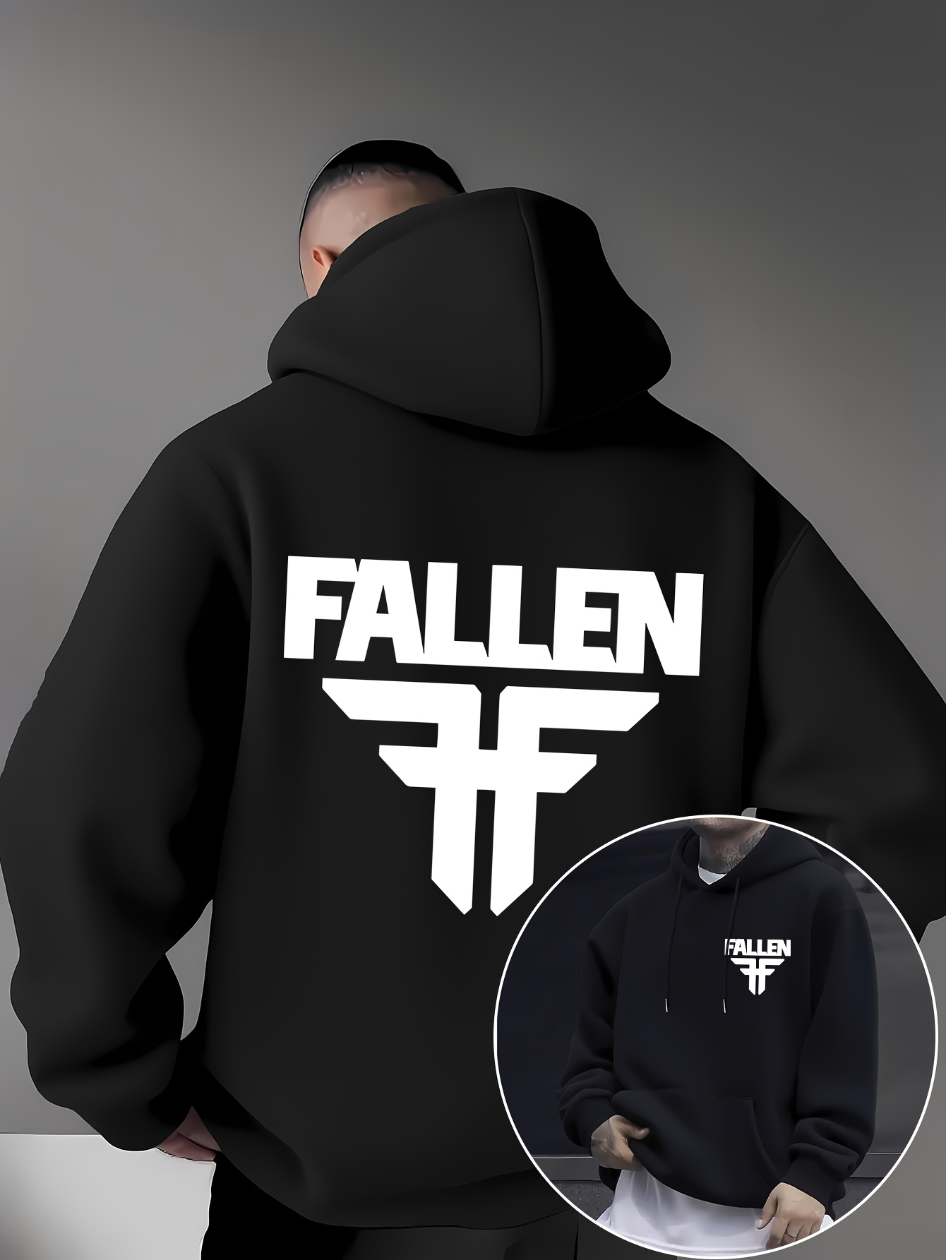 Skate Style FALLEN Hoodie for  - Streetwear Brand Logo Design 评论和价格
