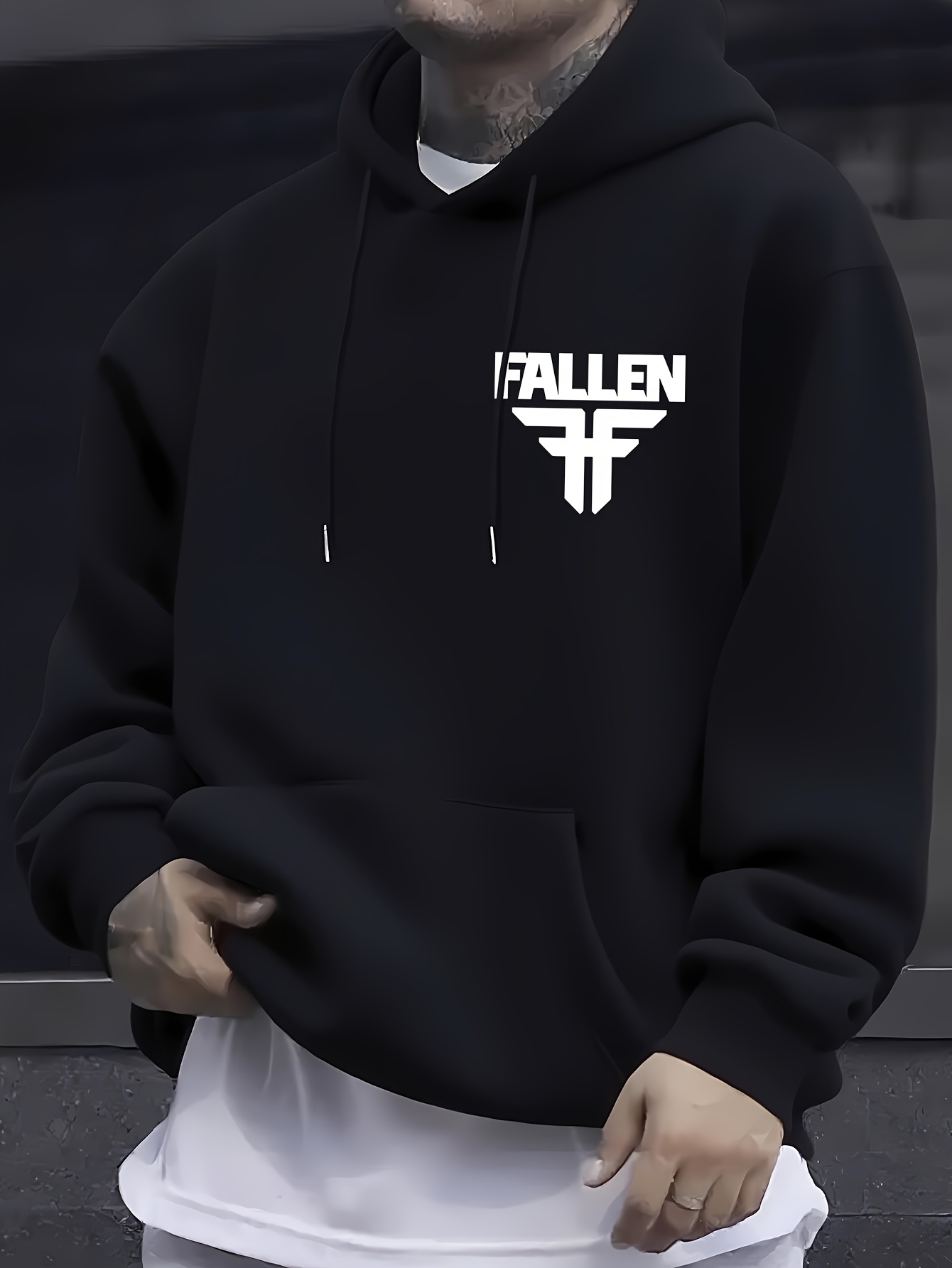 Skate Style FALLEN Hoodie for  - Streetwear Brand Logo Design 评论和价格