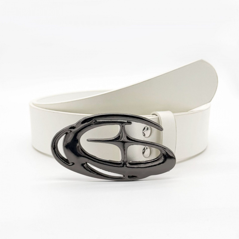 2025 Y2K Punk Hollow Waist Fak - Off White Belt 评论和价格