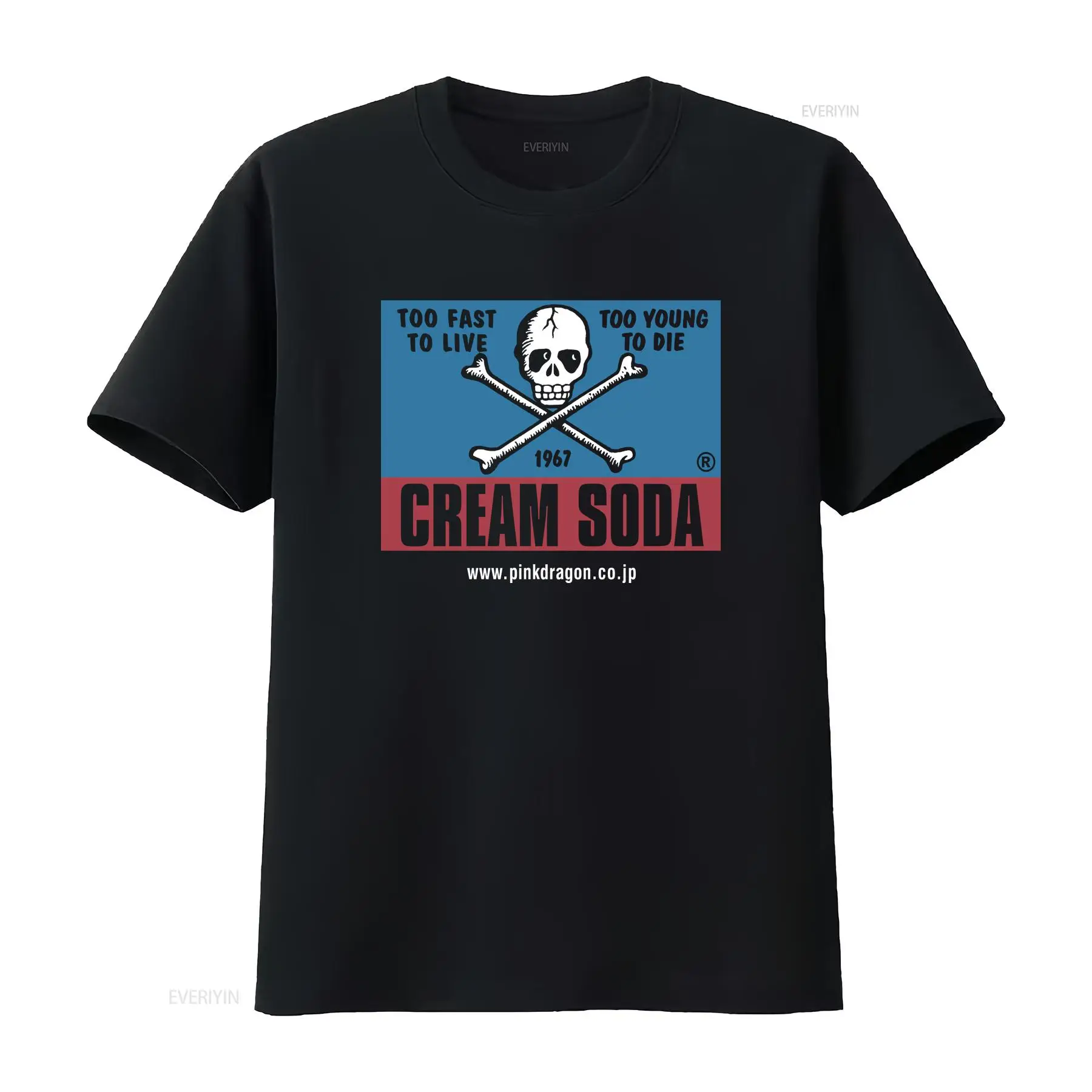 Vintage Cream Soda Skull Japan - Streetwear Brand Vintage 评论和价格
