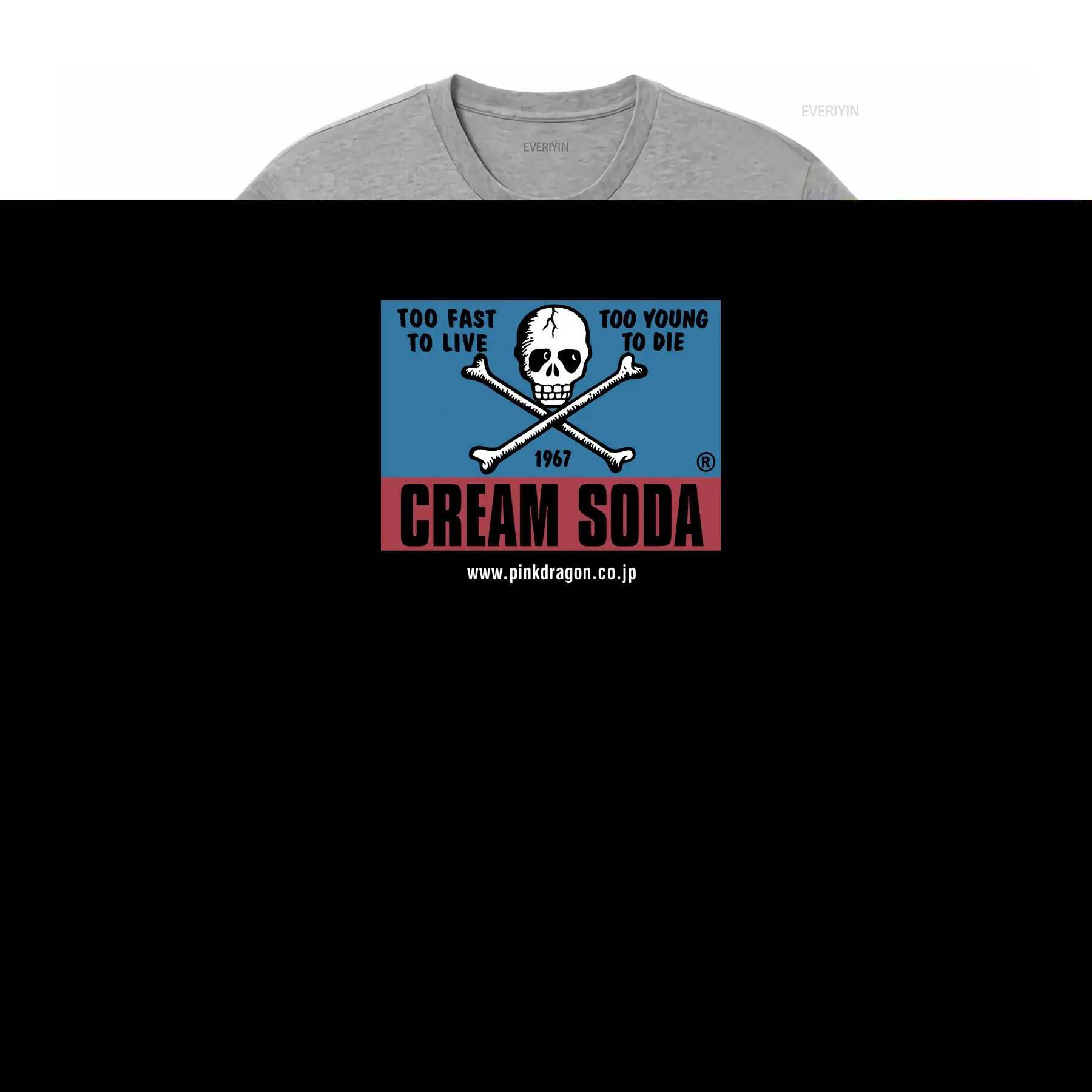 Vintage Cream Soda Skull Japan - Streetwear Brand Vintage 评论和价格