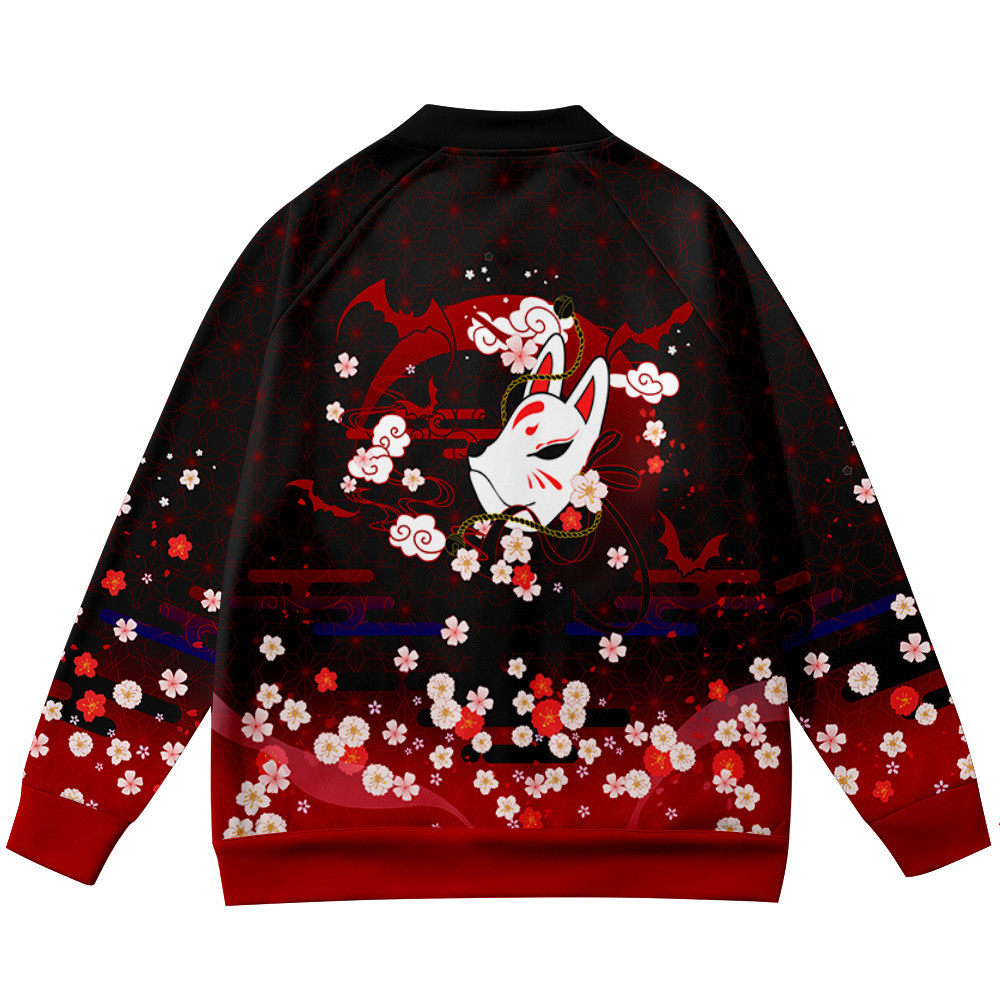 Coats Anime Flower Fox 3D Prin - Streetwear Brand With Flowers 评论和价格