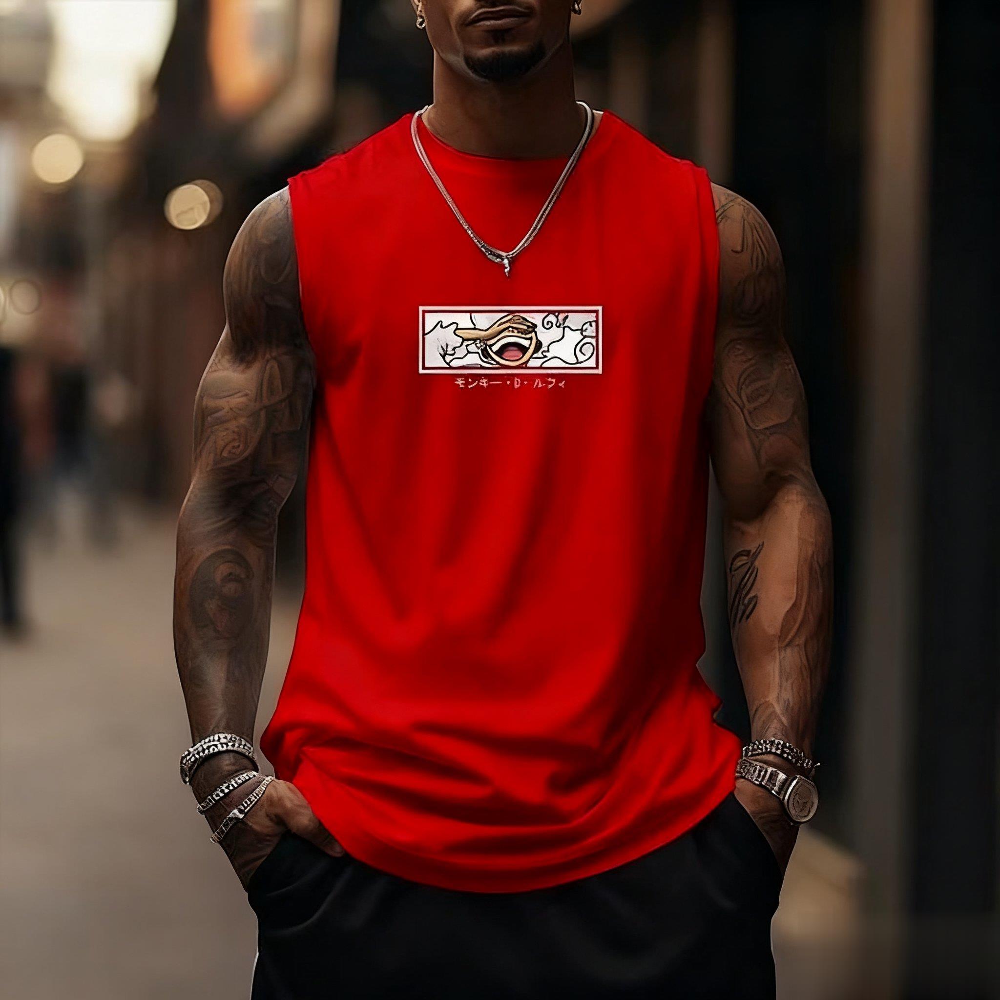 One Piece Luffy Gear 5 Tank To - Cap Streetwear Brand 评论和价格