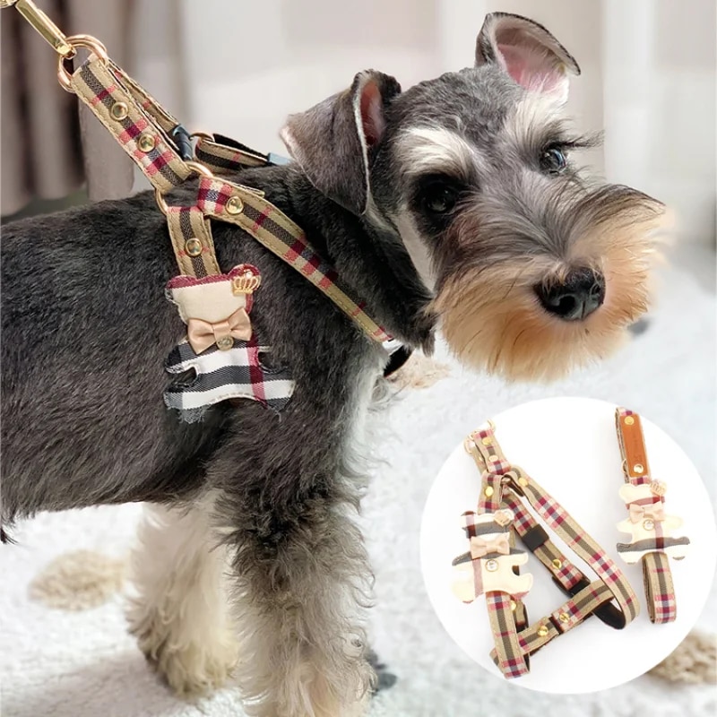 2pcs/set Pet Vest Lovely Colla - Off White Belt 评论和价格