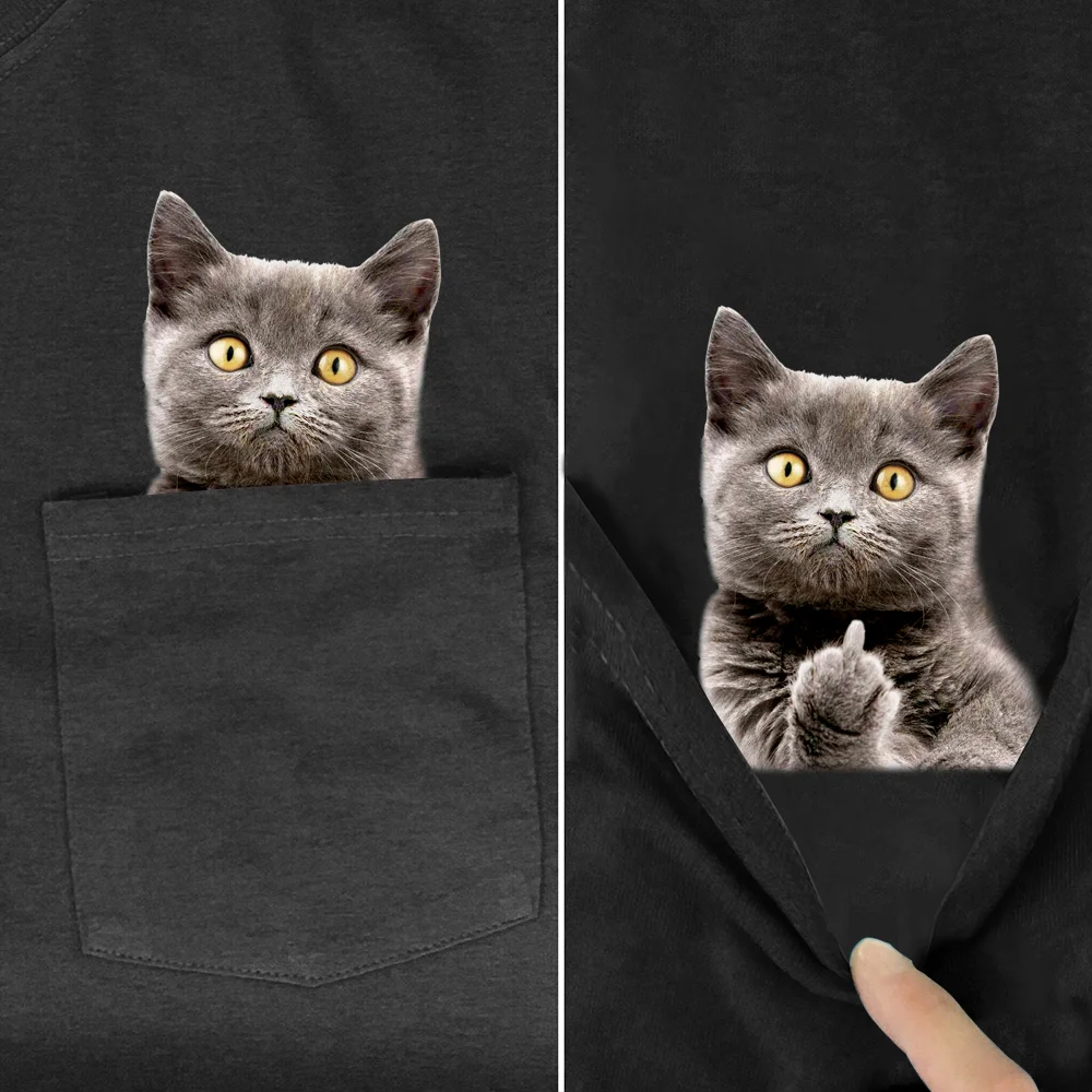 CLOOCL Animal T-Shirt Fashion  - Streetwear Brand Cat 评论和价格