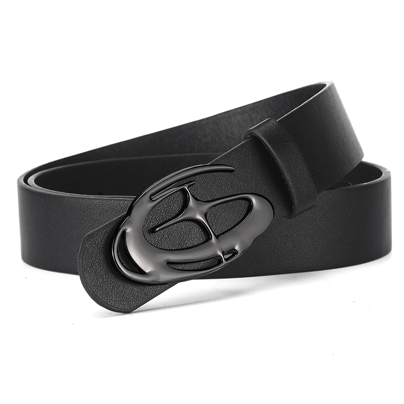 Men's Unique Design Smooth Buc - Off White Belt 评论和价格